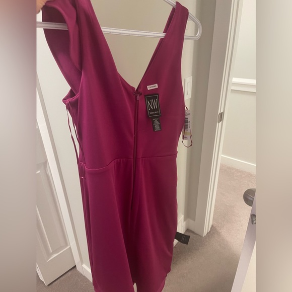 R&M Richards Dress Fuscia color - Picture 2 of 4
